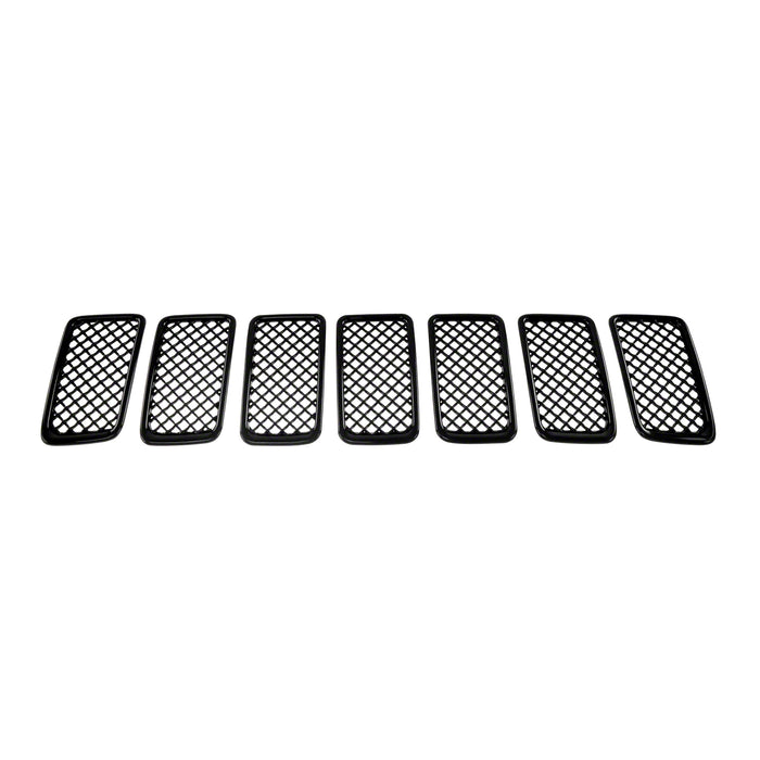 Coast To Coast ABS6403B Overlay; Mesh Style; 7 Piece; Black; ABS Plastic - Truck Part Superstore