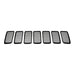 Coast To Coast ABS6403B Overlay; Mesh Style; 7 Piece; Black; ABS Plastic - Truck Part Superstore