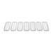 Coast To Coast ABS403 Overlay; Mesh Style; 7 Piece; Chrome Plated; ABS Plastic - Truck Part Superstore
