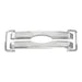 Coast To Coast ABS413 Overlay; Horizontal Bar Style; 4 Piece; Chrome Plated; ABS Plastic - Truck Part Superstore