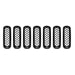 Coast To Coast ABS6414B Overlay; 7 Piece; Black; ABS Plastic - Truck Part Superstore