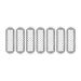 Coast To Coast ABS414 Overlay; 7 Piece; Chrome Plated; ABS Plastic - Truck Part Superstore