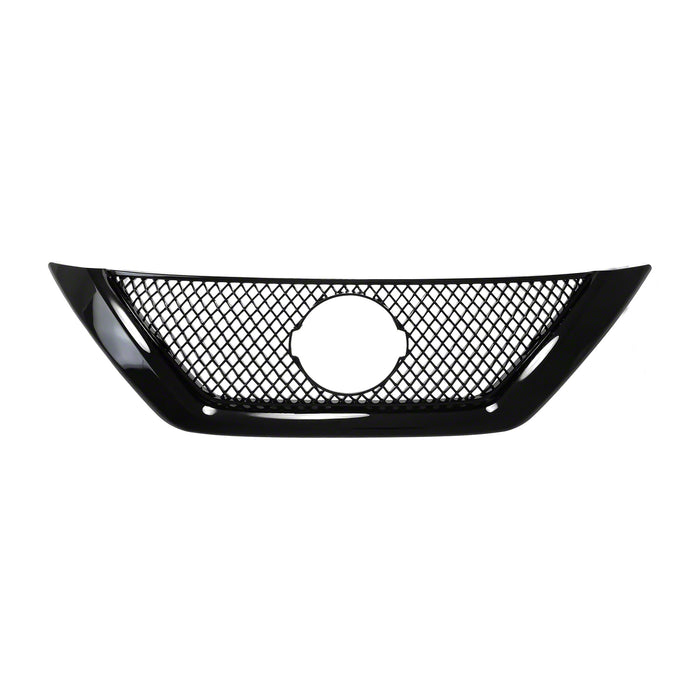 Coast To Coast GI436BLK Tape-On Overlay; Mesh Style; 1 Piece; Gloss Black; ABS Plastic - Truck Part Superstore