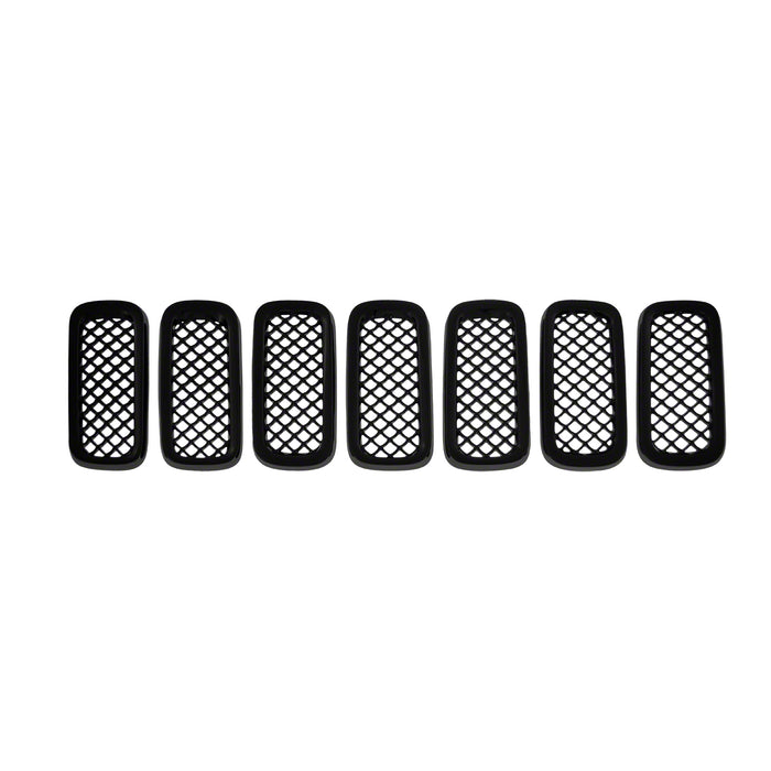 Coast To Coast ABS6439B Overlay; 7 Piece; Black; ABS Plastic - Truck Part Superstore
