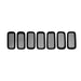 Coast To Coast ABS6439B Overlay; 7 Piece; Black; ABS Plastic - Truck Part Superstore