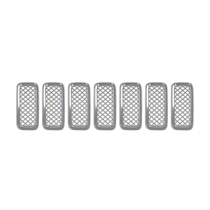 Coast To Coast ABS439 Overlay; 7 Piece; Chrome Plated; ABS Plastic - Truck Part Superstore