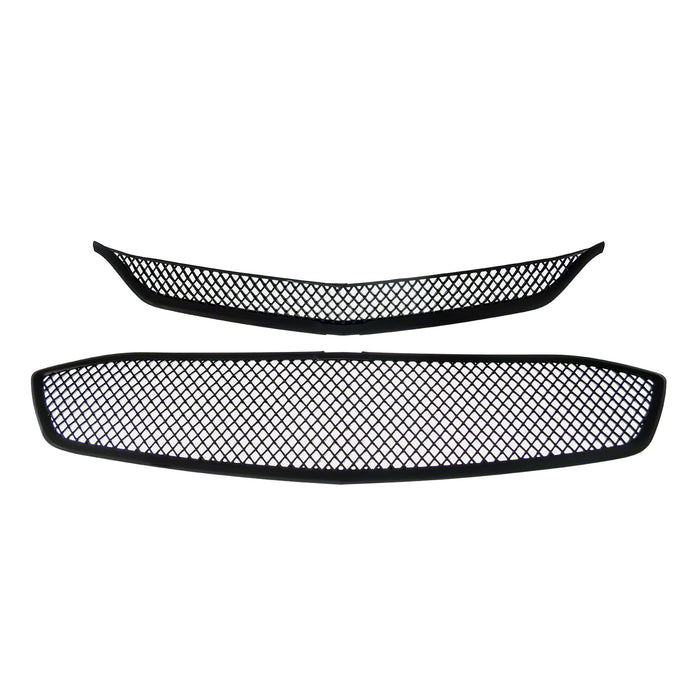 Coast To Coast GI457BLK Tape-On Overlay; 2 Piece; Gloss Black; ABS Plastic - Truck Part Superstore
