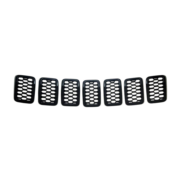 Coast To Coast ABS6467B Overlay; 7 Piece; Black; ABS Plastic - Truck Part Superstore