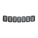 Coast To Coast ABS6467B Overlay; 7 Piece; Black; ABS Plastic - Truck Part Superstore