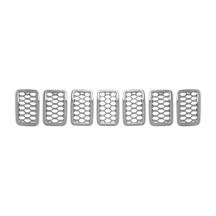 Coast To Coast ABS467 Overlay; 7 Piece; Chrome Plated; ABS Plastic - Truck Part Superstore