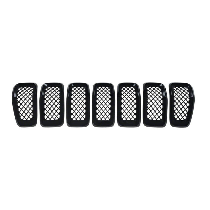 Coast To Coast ABS6473B Overlay; 7 Piece; Black; ABS Plastic - Truck Part Superstore