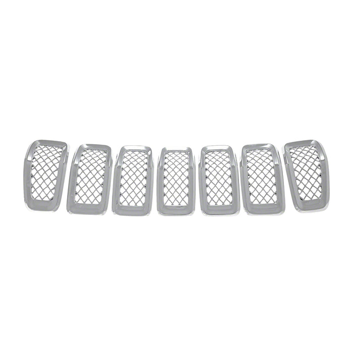 Coast To Coast ABS473 Overlay; 7 Piece; Chrome Plated; ABS Plastic - Truck Part Superstore
