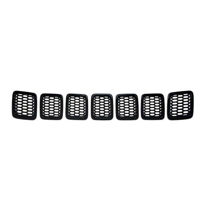 Coast To Coast ABS6478B Overlay; 7 Piece; Black; ABS Plastic - Truck Part Superstore
