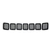Coast To Coast ABS6478B Overlay; 7 Piece; Black; ABS Plastic - Truck Part Superstore