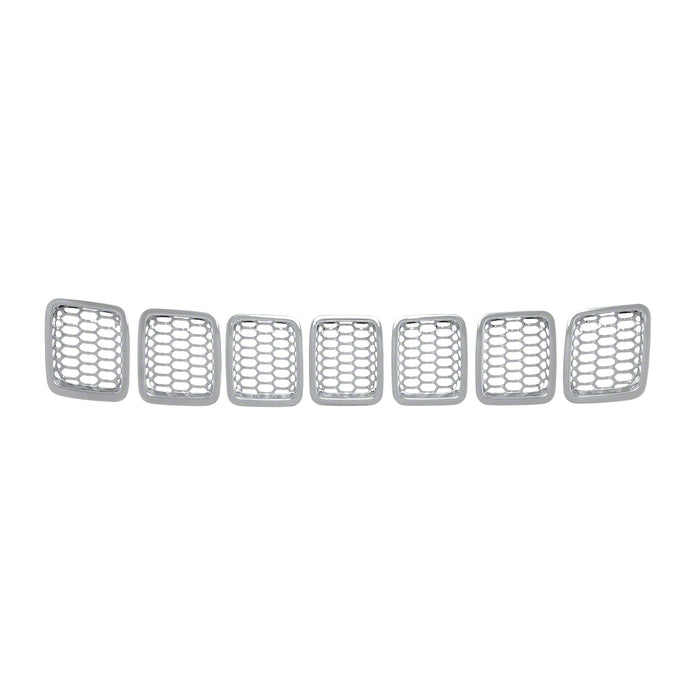 Coast To Coast ABS478 Overlay; 7 Piece; Chrome Plated; ABS Plastic - Truck Part Superstore