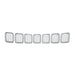Coast To Coast ABS478 Overlay; 7 Piece; Chrome Plated; ABS Plastic - Truck Part Superstore