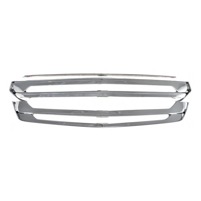 Coast To Coast GI480 Tape-On Overlay; 3 Piece; Chrome Plated; ABS Plastic - Truck Part Superstore