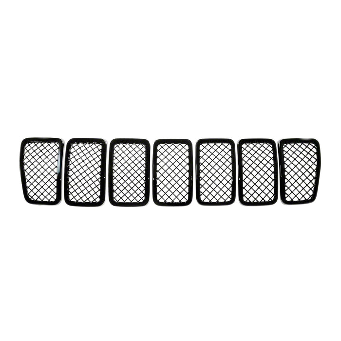 Coast To Coast ABS6485B Overlay; 7 Piece; Black; ABS Plastic - Truck Part Superstore