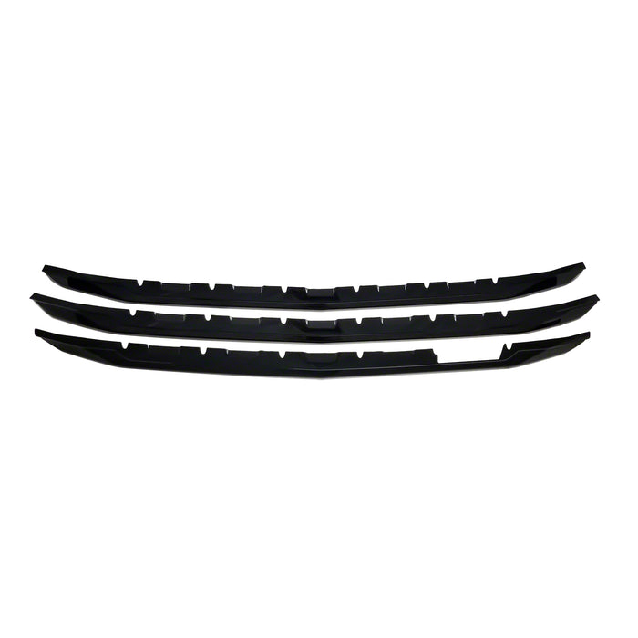Coast To Coast GI487BLK Tape-On Overlay; 3 Piece; Gloss Black; ABS Plastic - Truck Part Superstore