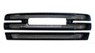 Coast To Coast IWCGI496BLK Grill Overlay; Bar OEM Look; Painted; Gloss Black; ABS Plastic - Truck Part Superstore