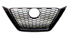 Coast To Coast IWCGI497BLK Grill Overlay; Honeycomb OEM Look; Painted; Gloss Black; ABS Plastic - Truck Part Superstore