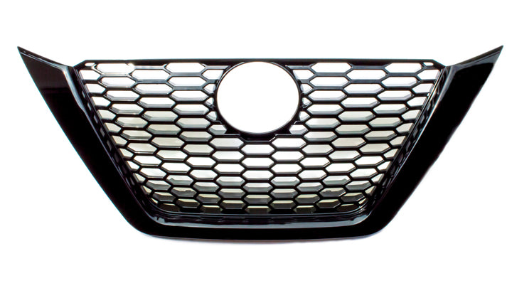 Coast To Coast IWCGI497BLK Grill Overlay; Honeycomb OEM Look; Painted; Gloss Black; ABS Plastic - Truck Part Superstore