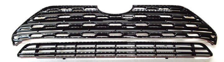 Coast To Coast IWCGI500BLK Grill Overlay; Bar OEM Look; Painted; Gloss Black; ABS Plastic - Truck Part Superstore