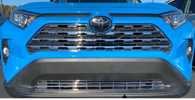 Coast To Coast IWCGI500 Grill Overlay; Bar OEM Look; Chrome Plated; Chrome; ABS Plastic - Truck Part Superstore
