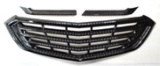 Coast To Coast IWCGI502BLK Grill Overlay; Bar OEM Look; Painted; Gloss Black; ABS Plastic - Truck Part Superstore