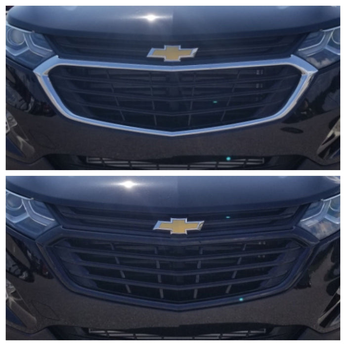 Coast To Coast IWCGI502BLK Grill Overlay; Bar OEM Look; Painted; Gloss Black; ABS Plastic - Truck Part Superstore