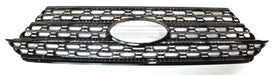 Coast To Coast IWCGI505BLK Grill Overlay; Honeycomb OEM Look; Painted; Gloss Black; ABS Plastic - Truck Part Superstore