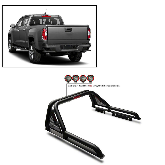 Black Horse Off Road GLRB-03B-PLFR Gladiator Roll Bar Kit - Truck Part Superstore