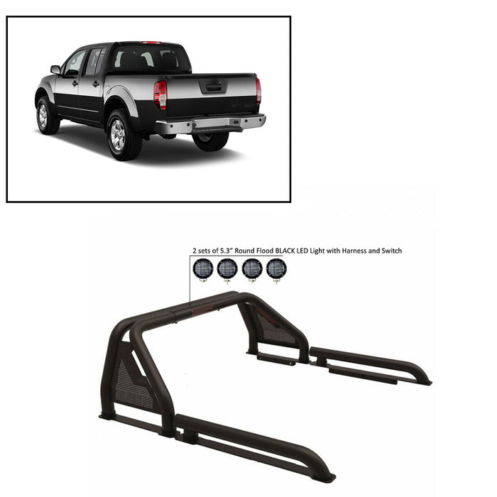 Black Horse Off Road GLRB-05B-PLFB Gladiator Roll Bar Kit - Truck Part Superstore