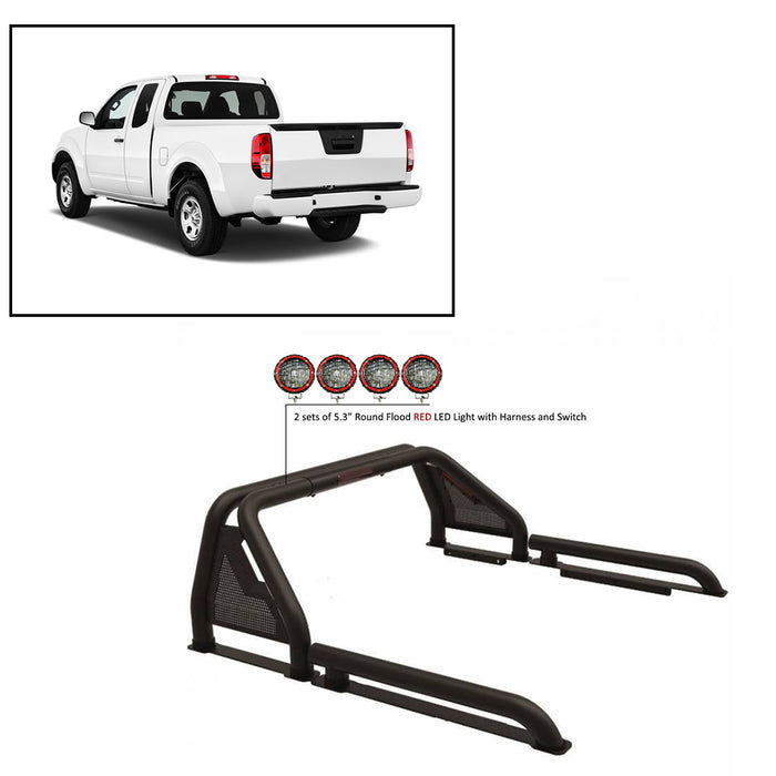 Black Horse Off Road GLRB-05B-PLFR Gladiator Roll Bar Kit - Truck Part Superstore