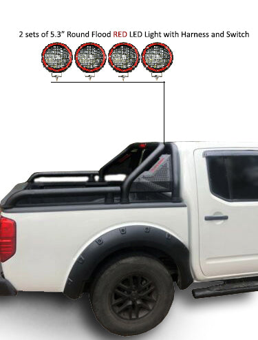 Black Horse Off Road GLRB-05B-PLFR Gladiator Roll Bar Kit - Truck Part Superstore