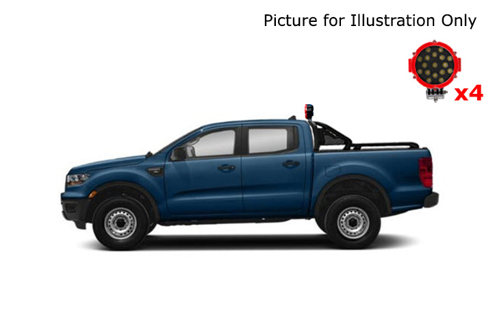 Black Horse Off Road GLRB-07B-PLR Gladiator Roll Bar Kit - Truck Part Superstore