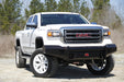 Fab Fours GM07-K2161-1 Black Steel Front Ranch Bumper - Truck Part Superstore