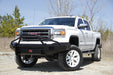 Fab Fours GM07-K2162-1 Black Steel Front Ranch Bumper - Truck Part Superstore