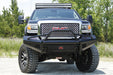 Fab Fours GM08-S2162-1 Black Steel Front Ranch Bumper - Truck Part Superstore