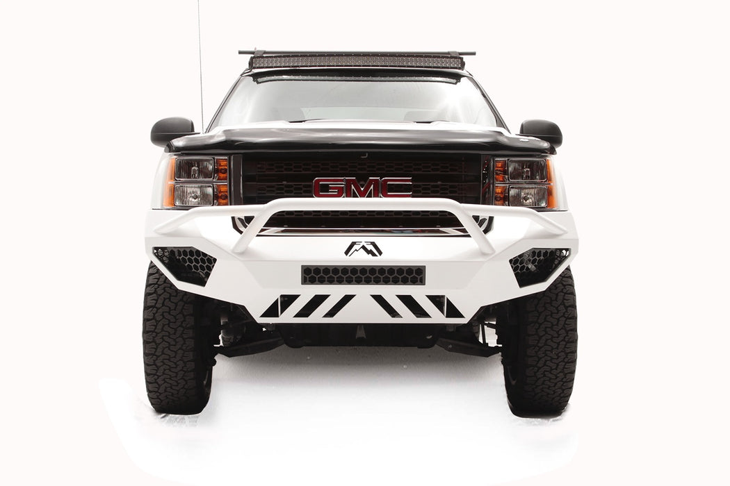 Fab Fours GM11-V2852-1 Vengeance Front Bumper; 2 Stage Black Powder Coated; w/Pre-Runner Grill Guard; - Truck Part Superstore