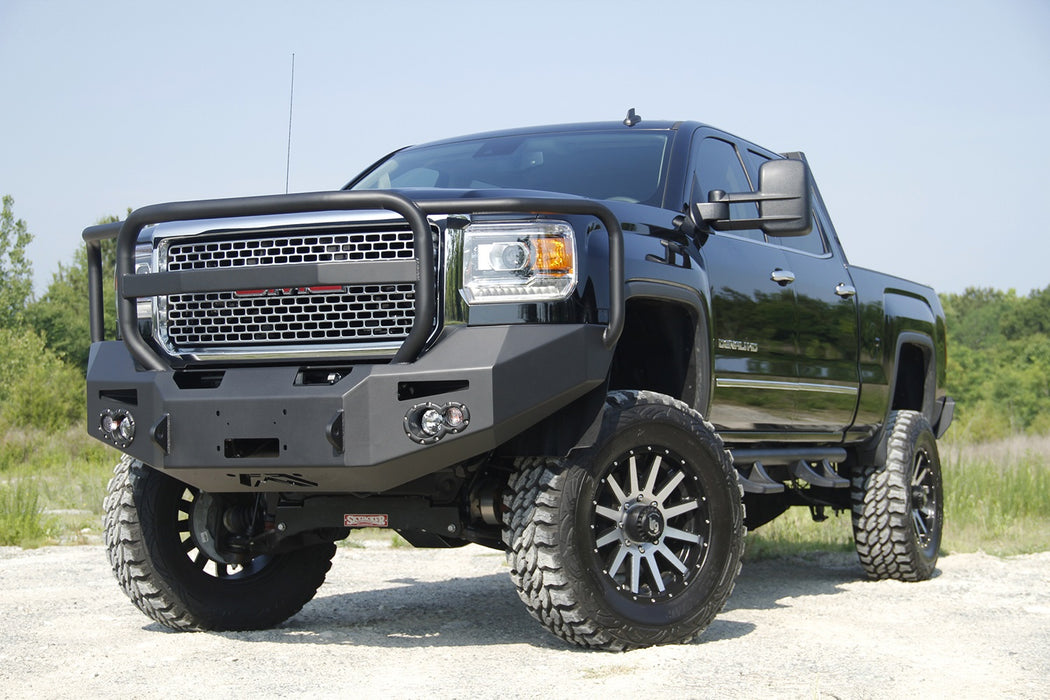 Fab Fours GM14-A3150-1 Premium Heavy Duty Winch Front Bumper - Truck Part Superstore