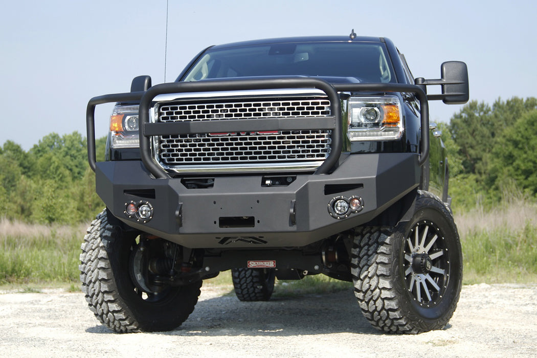 Fab Fours GM14-A3150-B Premium Heavy Duty Winch Front Bumper - Truck Part Superstore