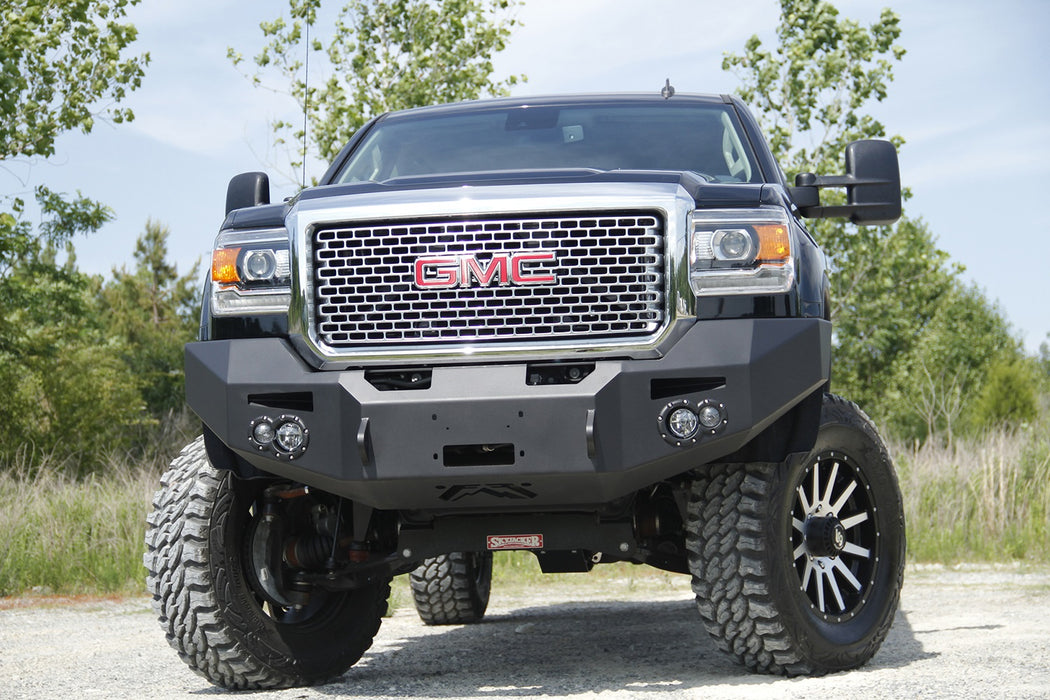 Fab Fours GM14-A3151-1 Premium Heavy Duty Winch Front Bumper - Truck Part Superstore