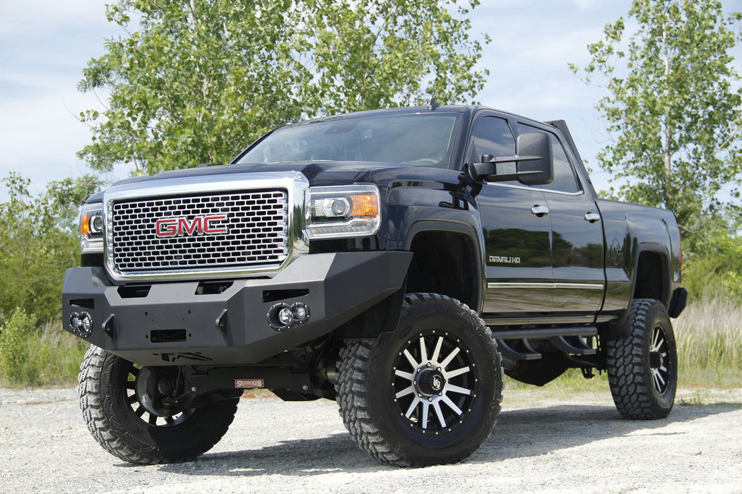 Fab Fours GM14-A3151-1 Premium Heavy Duty Winch Front Bumper - Truck Part Superstore
