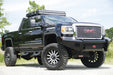 Fab Fours GM14-S3161-1 Black Steel Front Ranch Bumper - Truck Part Superstore