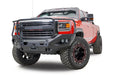 Fab Fours GM15-X2850-B Matrix Front Bumper; Uncoated/Paintable; Full Grill Guard; - Truck Part Superstore