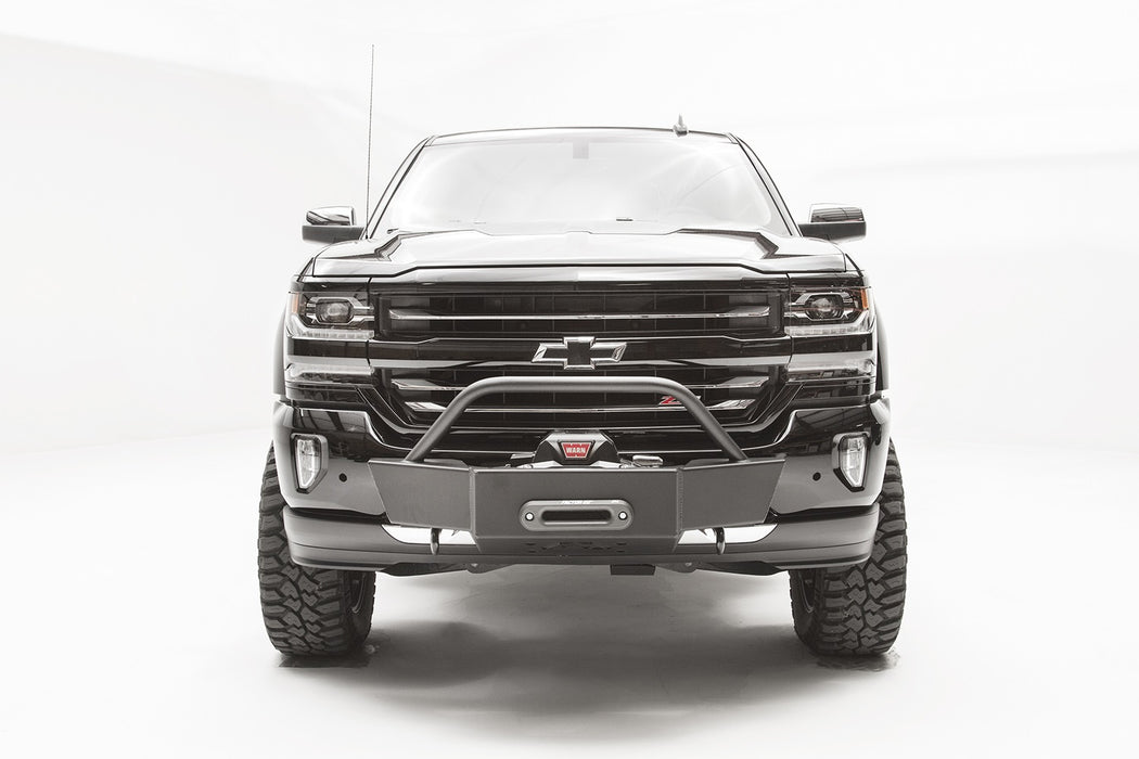 Fab Fours GM16-N3350-1 Winch Mount; 2 Stage Black Powder Coated; - Truck Part Superstore