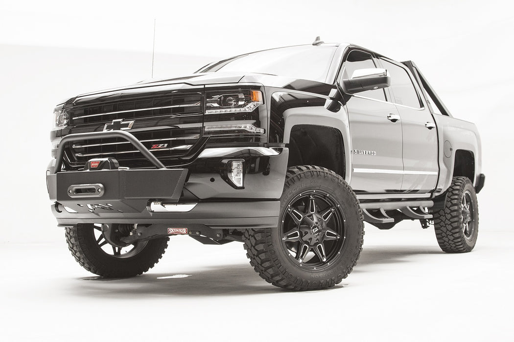 Fab Fours GM16-N3350-1 Winch Mount; 2 Stage Black Powder Coated; - Truck Part Superstore