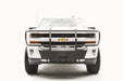 Fab Fours GM16-N3370-1 Winch Mount; 2 Stage Black Powder Coated; w/Full Grill Guard; - Truck Part Superstore