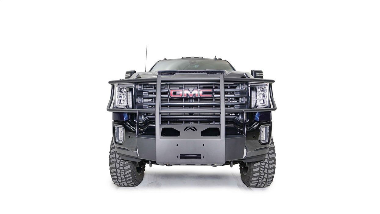 Fab Fours GM20-N5070-1 Winch Mount; 2 Stage Black Powder Coat; - Truck Part Superstore